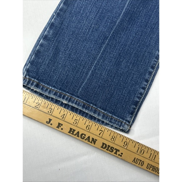 VTG 2006 Levis 525 Boot Cut Jean Womens 8 Misses Mid Rise Stretch Distressed Y2K - Picture 16 of 16